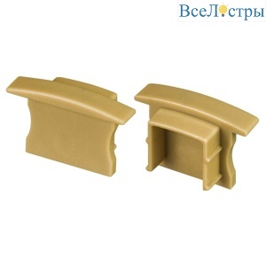 Заглушка глухая Arlight ARH-Line-2315-F Gold 040004