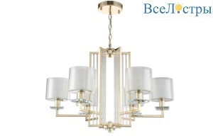 Подвесная люстра Crystal Lux Nicolas NICOLAS SP-PL6 GOLD/WHITE