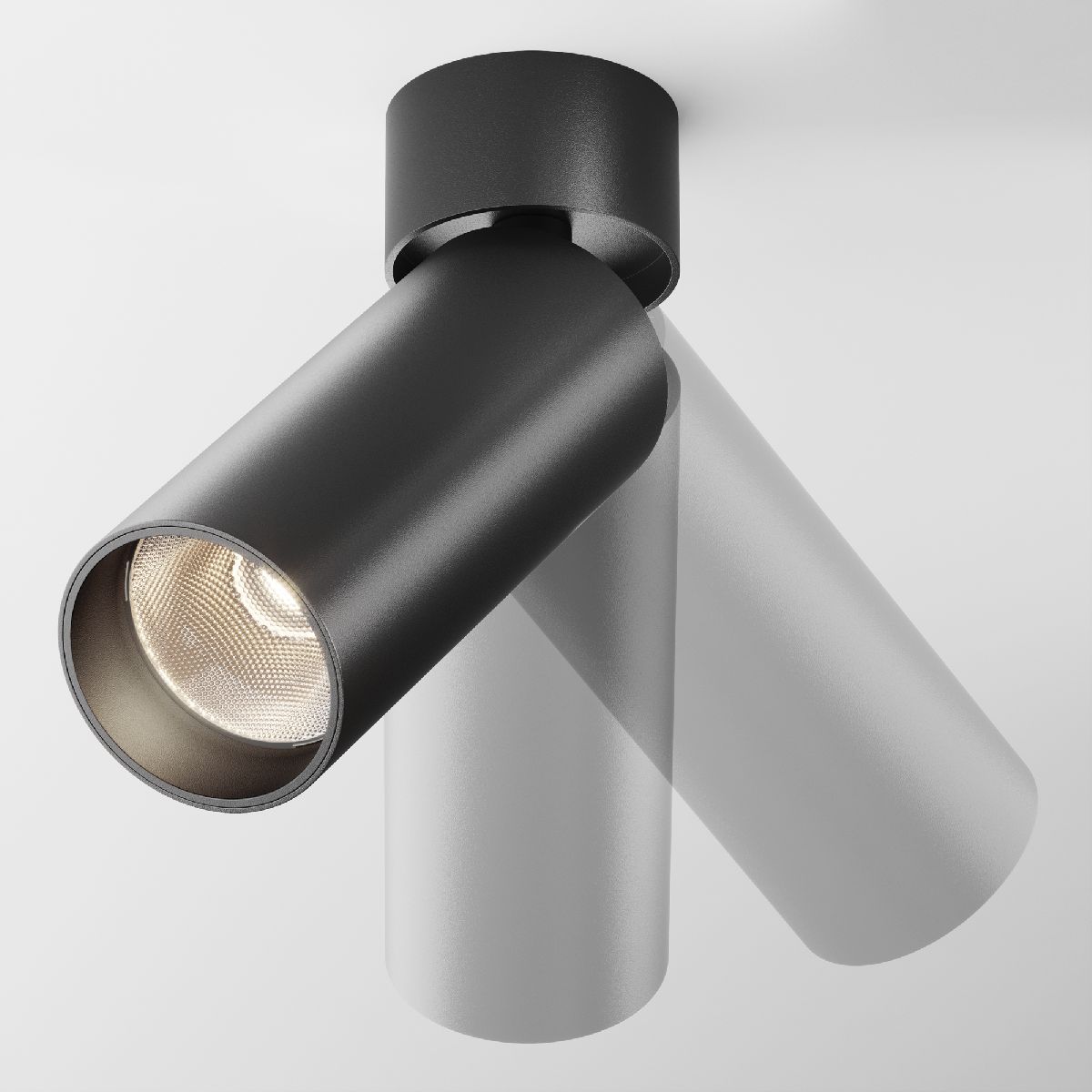 накладной спот maytoni focus led c055cl-l12b3k-w-b