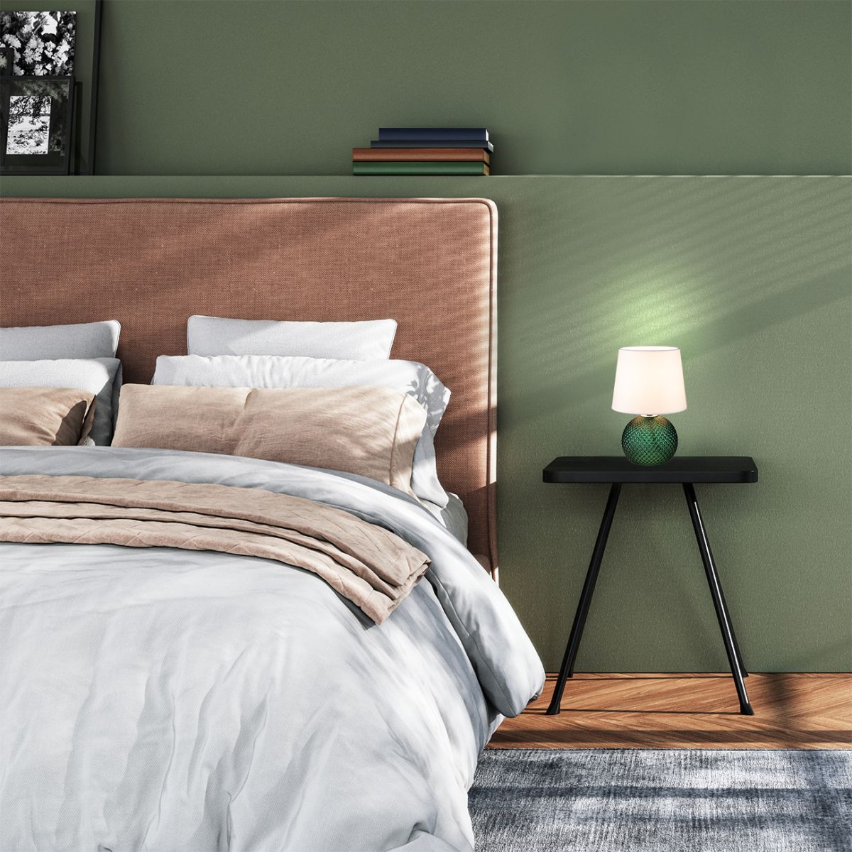 настольная лампа escada chance 10197/l green