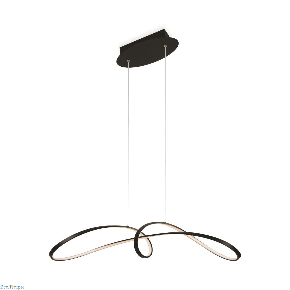 подвесной светодиодный светильник maytoni curve mod156pl-l52b4k