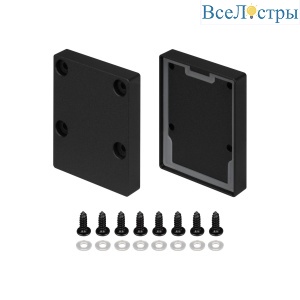 Заглушка Arlight IP-LINE-4050 BLACK глухая (Металл) 055282