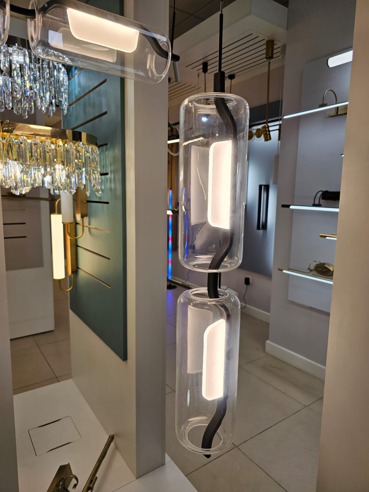 подвесной светодиодный светильник odeon light kavia 5003/20l