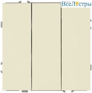 Выключатель Эра Galaxy 15-1107-02 тройной 10АХ-250В IP20 слоновая кость Б0070716