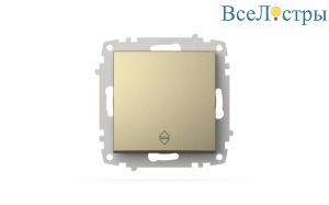 Выключатель одноклавишный проходной ELBI Zena Vega 609-011400-209