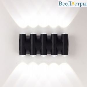 Фасадный светильник AM Group AM359-10X1W BK 4000K
