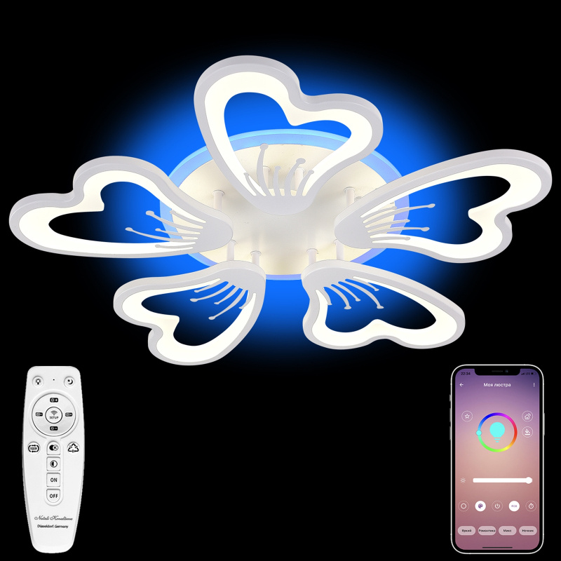потолочная люстра natali kovaltseva led lamps 81133