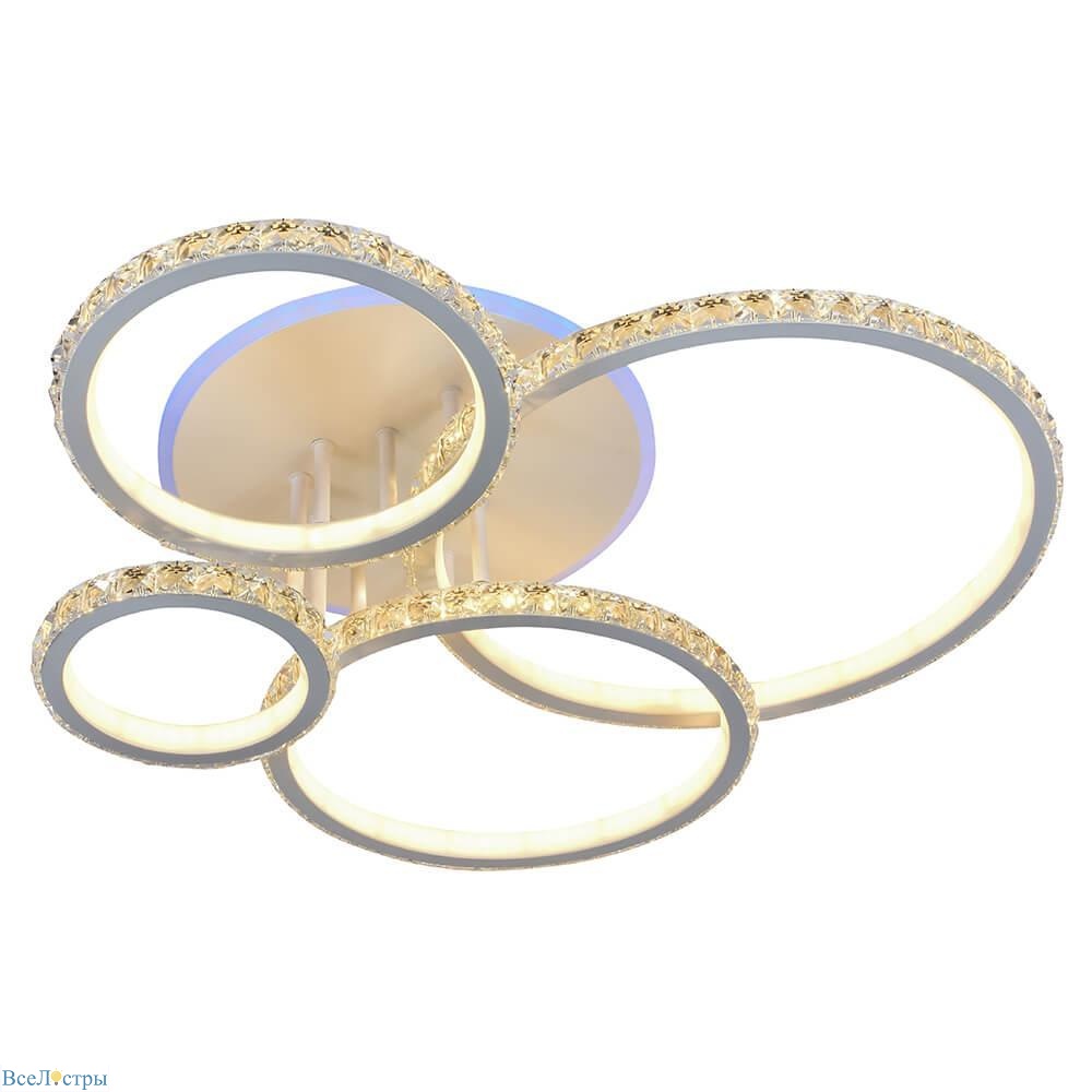 потолочная светодиодная люстра profit light 8052/4 wht
