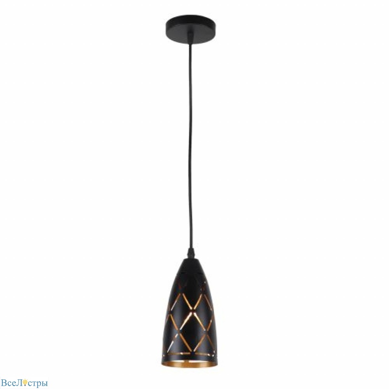 подвесной светильник imex md.2962-1-p bk+gd