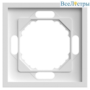 Рамка 1-постовая Stekker Эмили белый фарфор PFR00-5001-01 49884