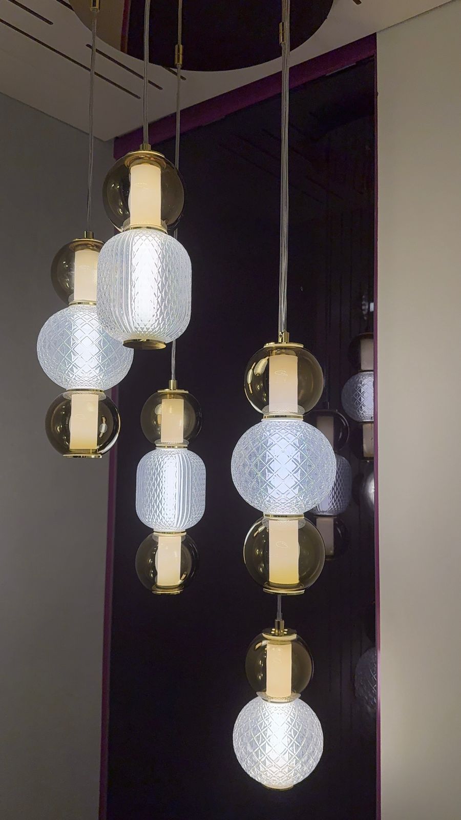 подвесная светодиодная люстра maytoni drop mod273pl-l80g3k