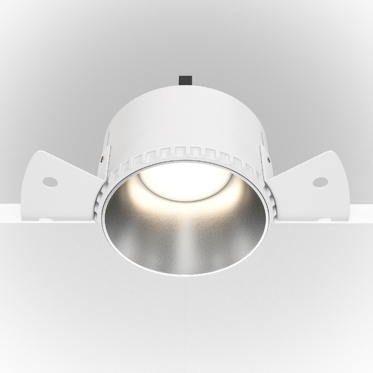 встраиваемый светильник maytoni technical share dl051-01-gu10-rd-ws