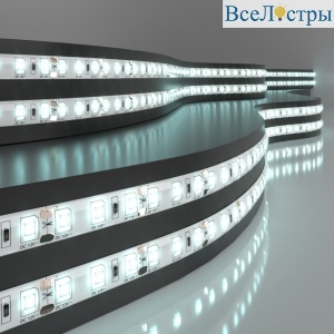 Светодиодная лента Elektrostandard 12V 9,6W 120Led 2835 IP65 холодный белый, 5м 4690389167058