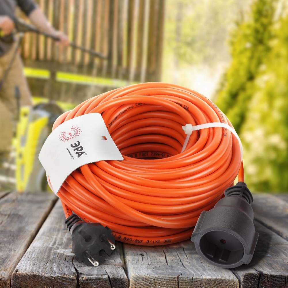 удлинитель силовой эра upx-1-2x1-20m б0046806