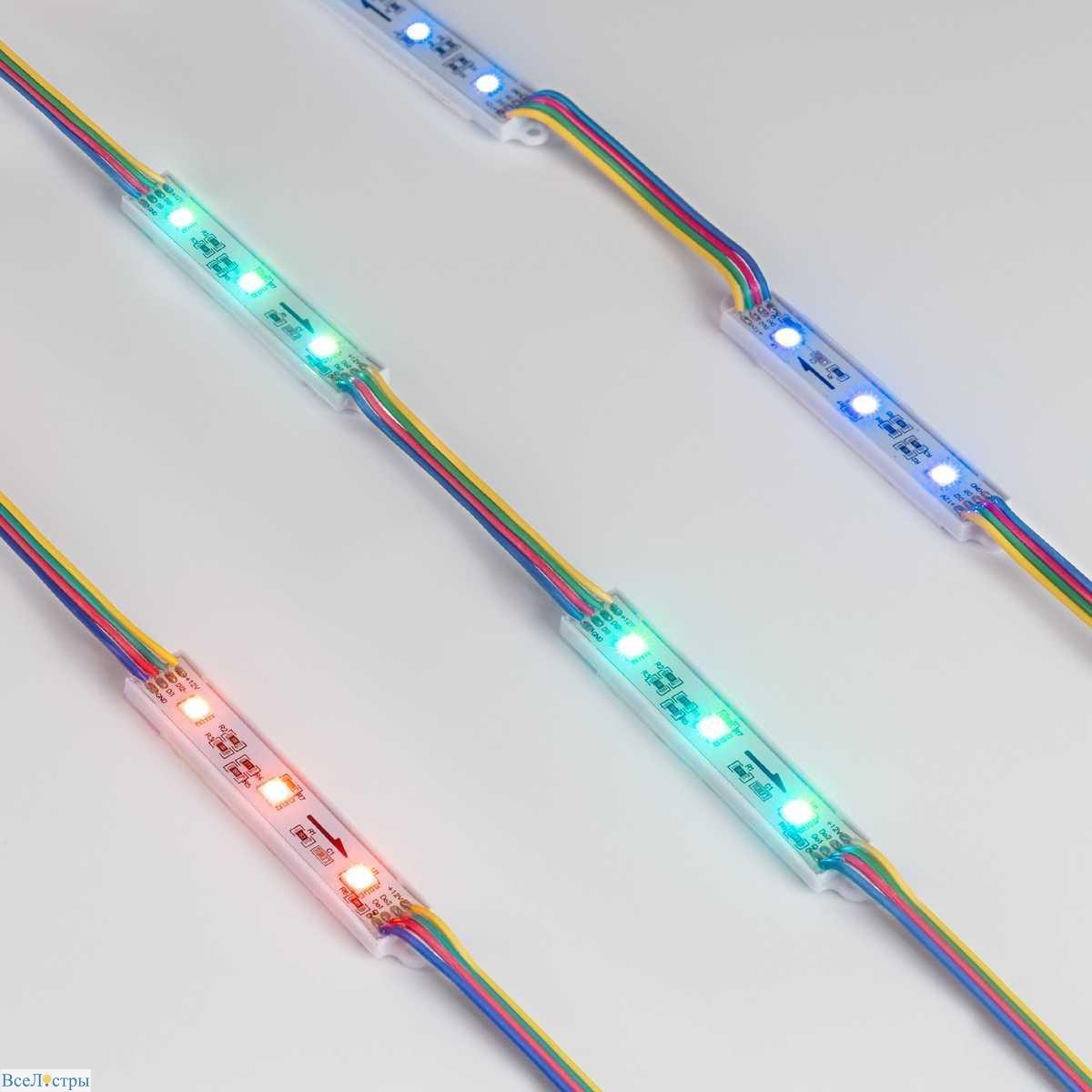 светодиодный модуль arlight spi-b3 12v rgb-ram 036824