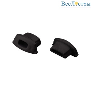 Заглушка Arlight ARH-BENT-W11 BLACK с отверстием 039584
