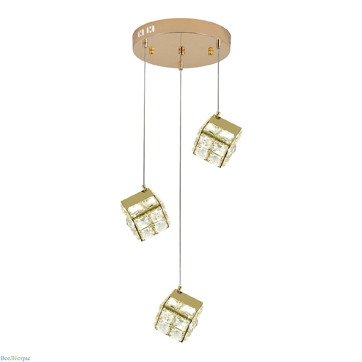 подвесной светильник indigo radioso 12048/3p gold v000134l