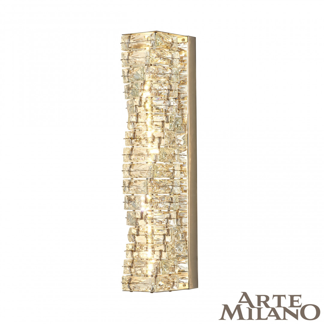 настенный светильник arte milano 2152b.d110.h500.led.5 ni