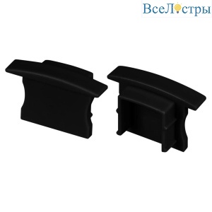 Заглушка Arlight 2 шт. LINE-2315-F глухая BLACK 044279