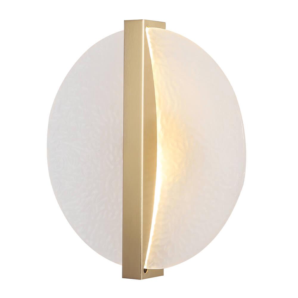 настенный светодиодный светильник crystal lux agosto ap5w led brass