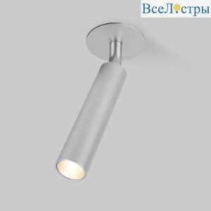 Встраиваемый светодиодный спот Elektrostandard Diffe 25027/Led серебряный a058213