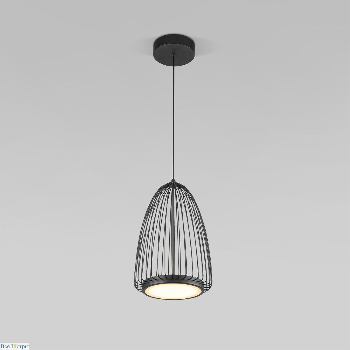 подвесной светильник eurosvet comodita 40009/1 led черный a069294