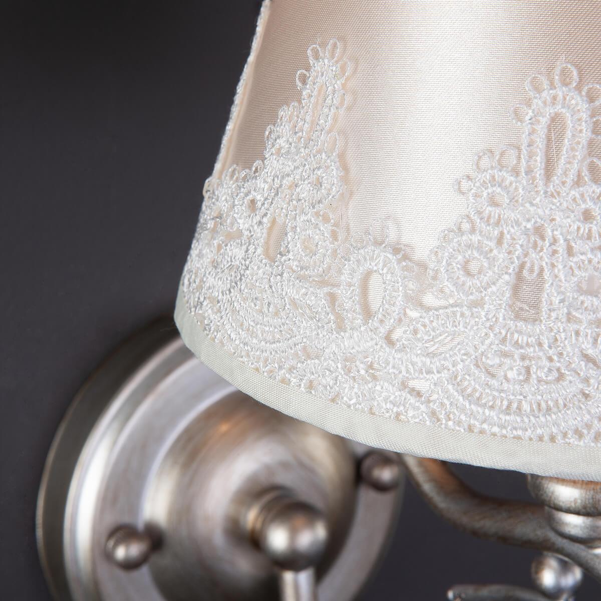 бра eurosvet incanto 60069/1 серебро