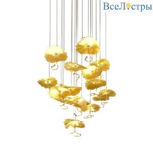 Подвесная люстра Delight Collection 8827P/19 gold