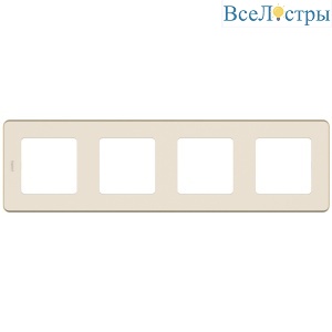 Рамка четырехместная Legrand Inspiria 673961