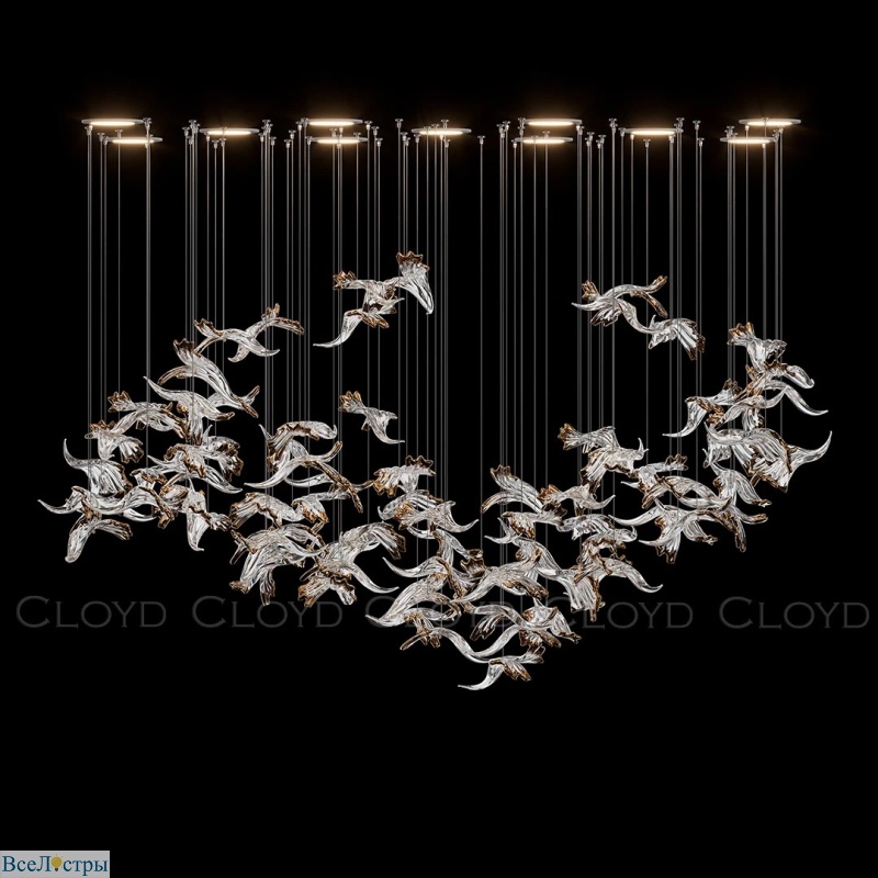 каскадная люстра cloyd aeria 60003