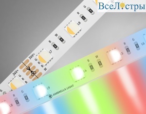 Светодиодная лента Ambrella Light LED Strip 24В 5050 10Вт/м RGBW+3000K 5м IP20 GS4401