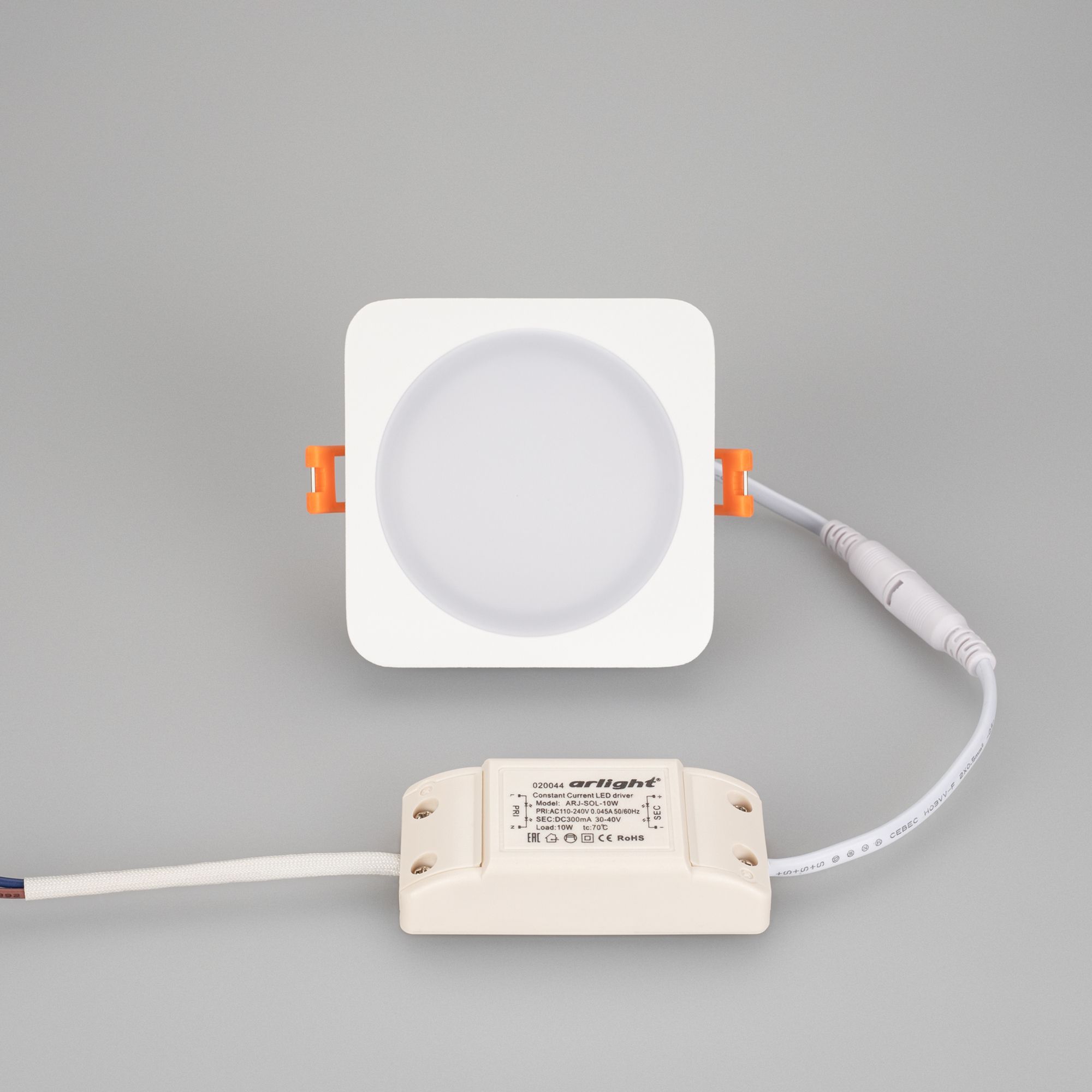 встраиваемый светильник arlight ltd-96x96sol-10w day white 4000k 017634