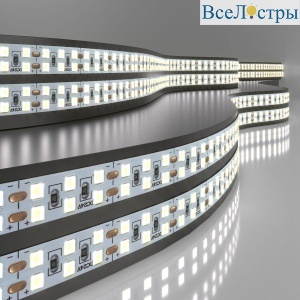 Светодиодная лента Elektrostandard 18W/m 240LED/m холодный белый 5M a061091