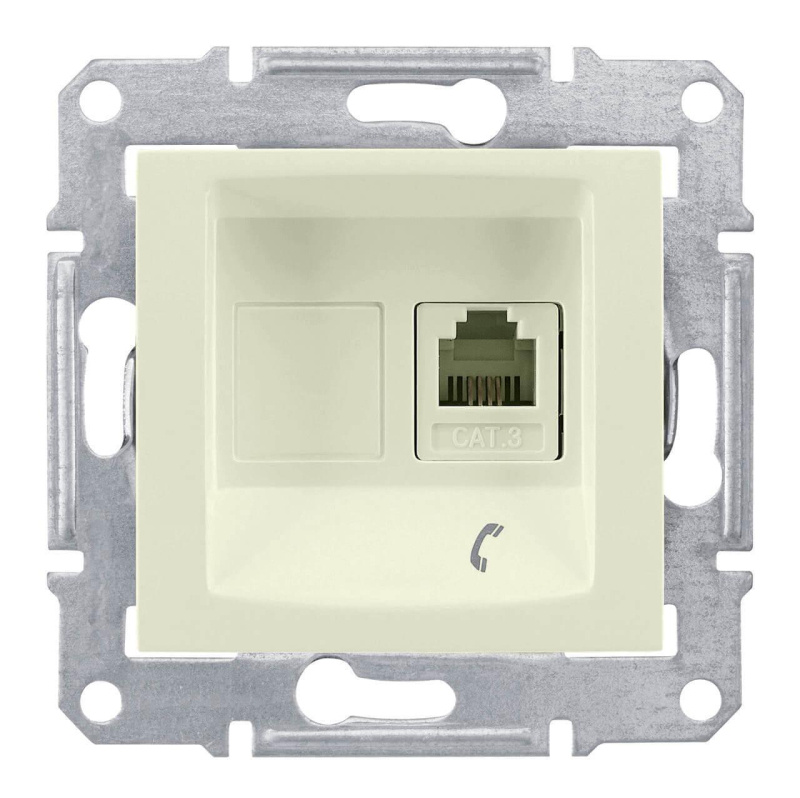 розетка телефонная rj11 schneider electric sedna sdn4101147
