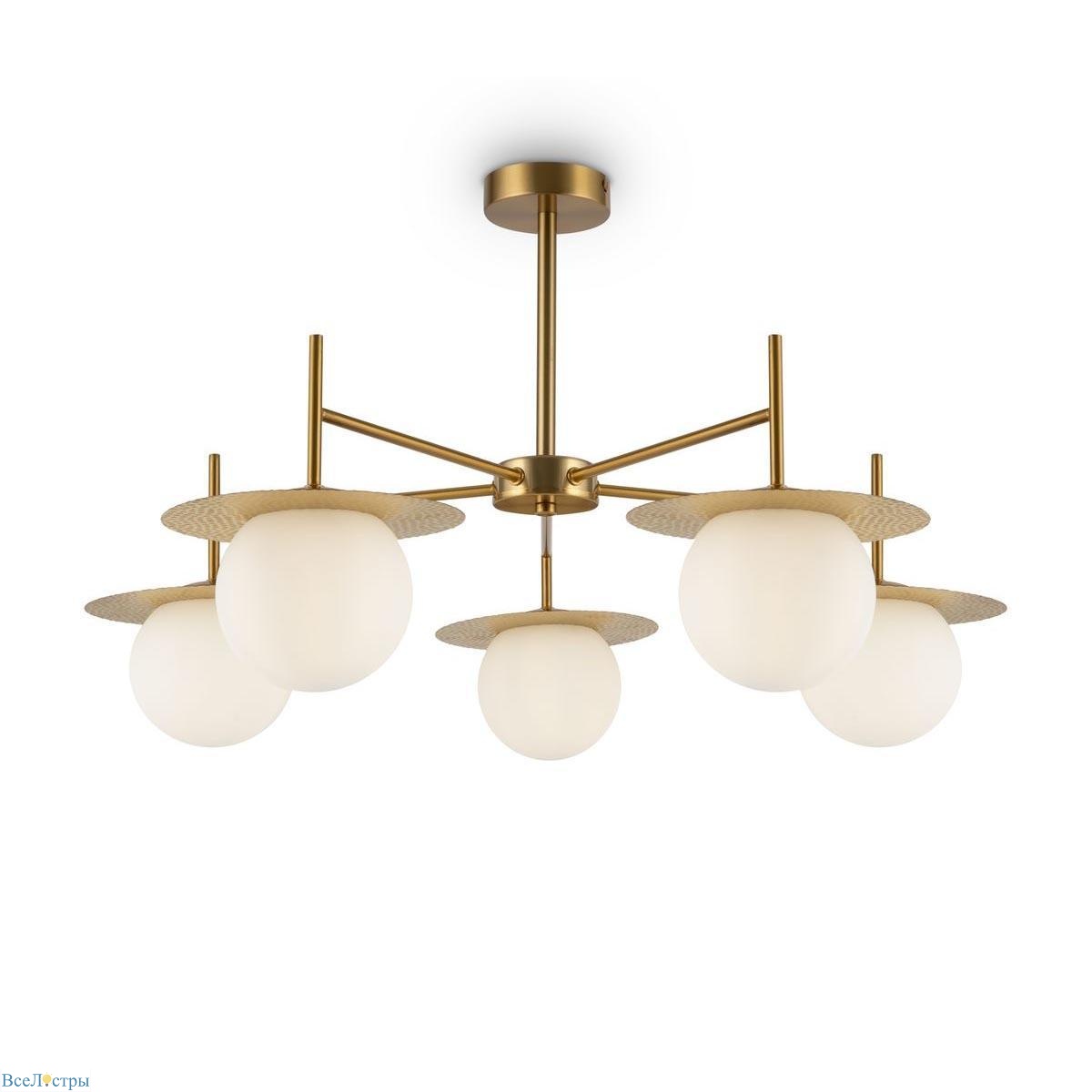 потолочная люстра freya camelia fr5202pl-05bs