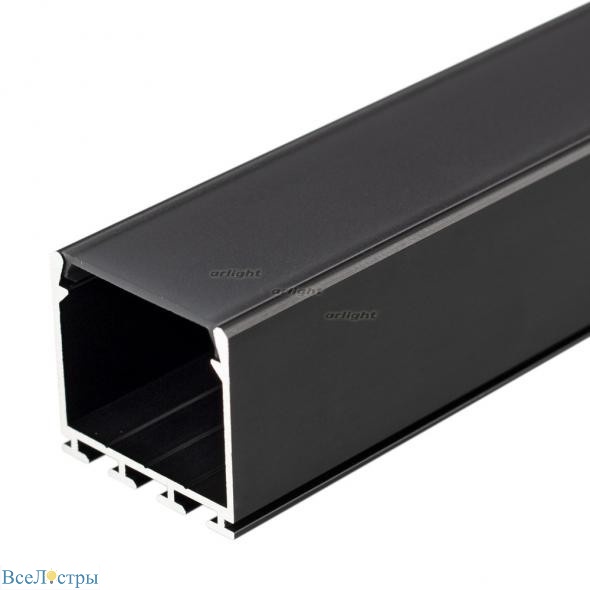 профиль arlight pls-lock-h25-2000 anod black 028123
