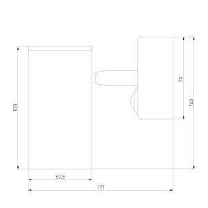 спот elektrostandard rutero mrl 1003 белый 4690389136443