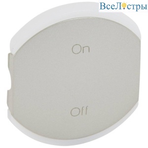 Клавиша Legrand Celiane ON/OFF титановая 068488