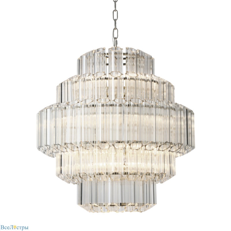 подвесная люстра delight collection vittoria kg0769p-10 clear