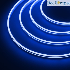 Светодиодная лента герметичная Arlight MOONLIGHT-SIDE-A168-4x10mm 24V Blue 7.2 W/m, IP65, 2835, 5m, wire x1 038314