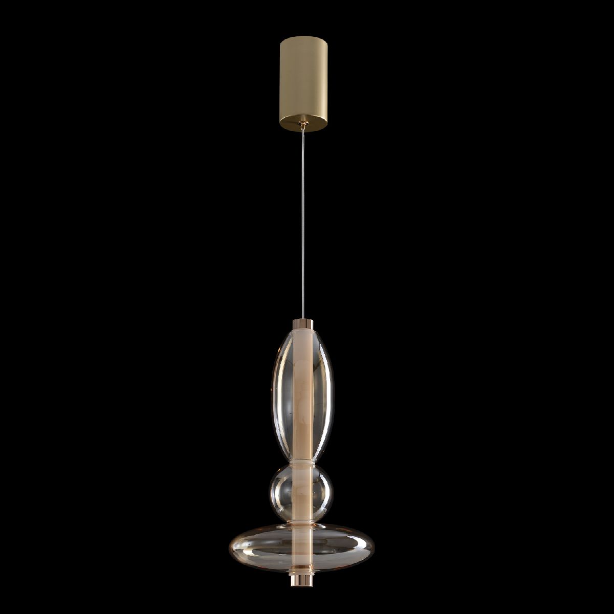 подвесной светильник crystal lux quasar sp10w led amber