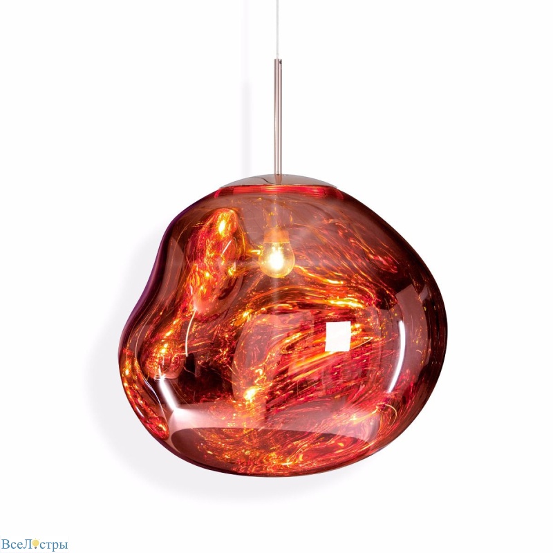 подвесной светильник delight collection melt 9305p copper