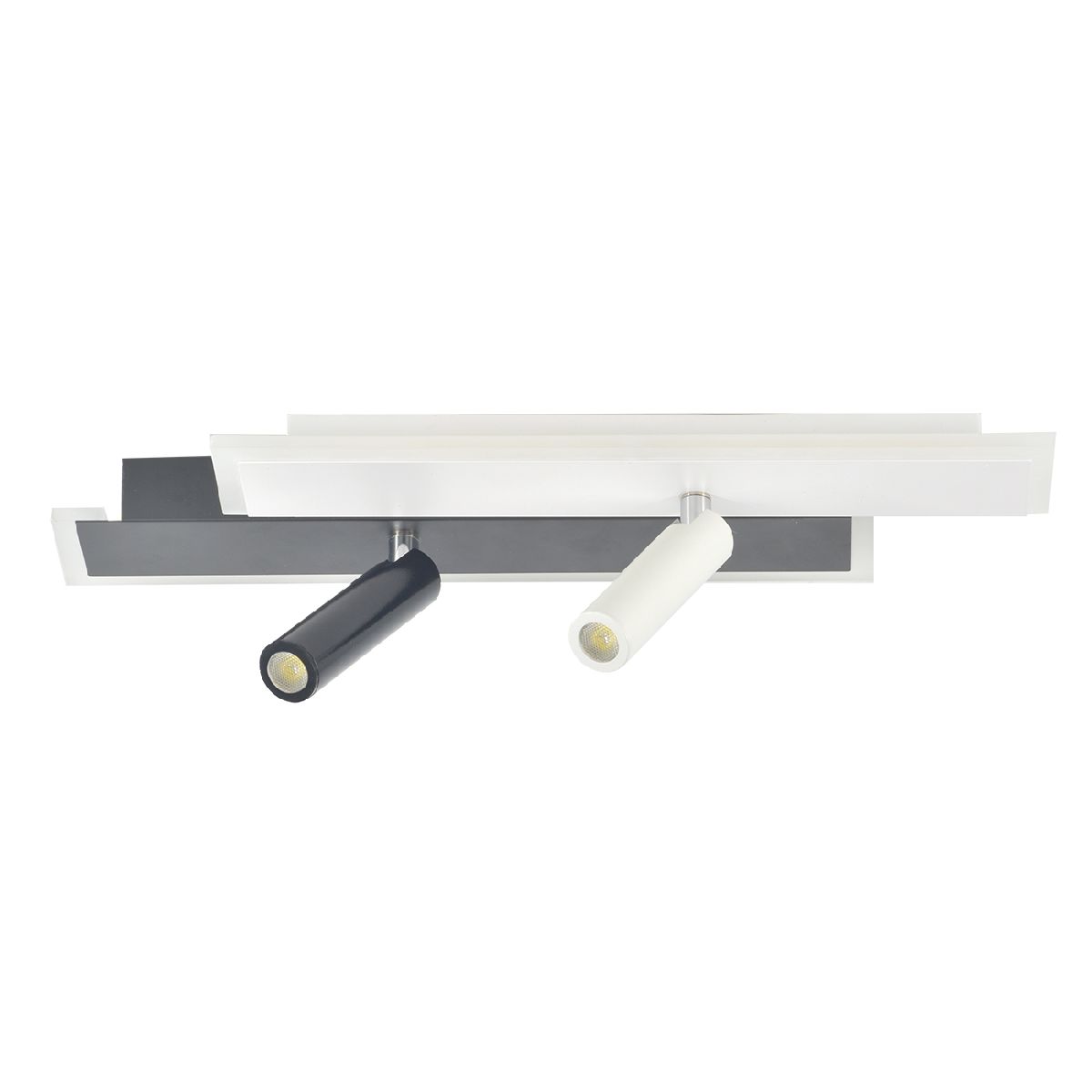 потолочный светильник escada 20047sma/01led wh/bk