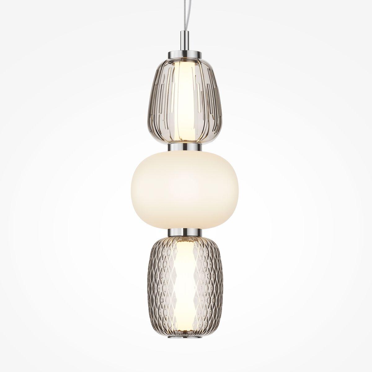 подвесной светодиодный светильник maytoni pattern mod267pl-l28ch3k