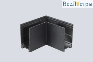 Соединитель для накладного шинопровода 220V угловой Crystal Lux CLT 0.215 04 BL