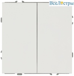 Переключатель перекрестный ЭРА Galaxy 15-1110-01 двойной 10АХ-250В белый Б0070773