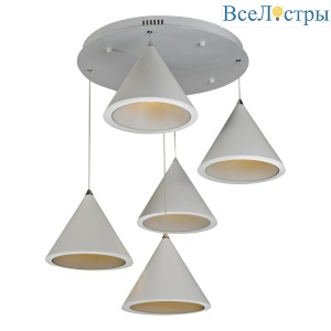 Подвесная светодиодная люстра iLedex Moon WL8858-5 WH