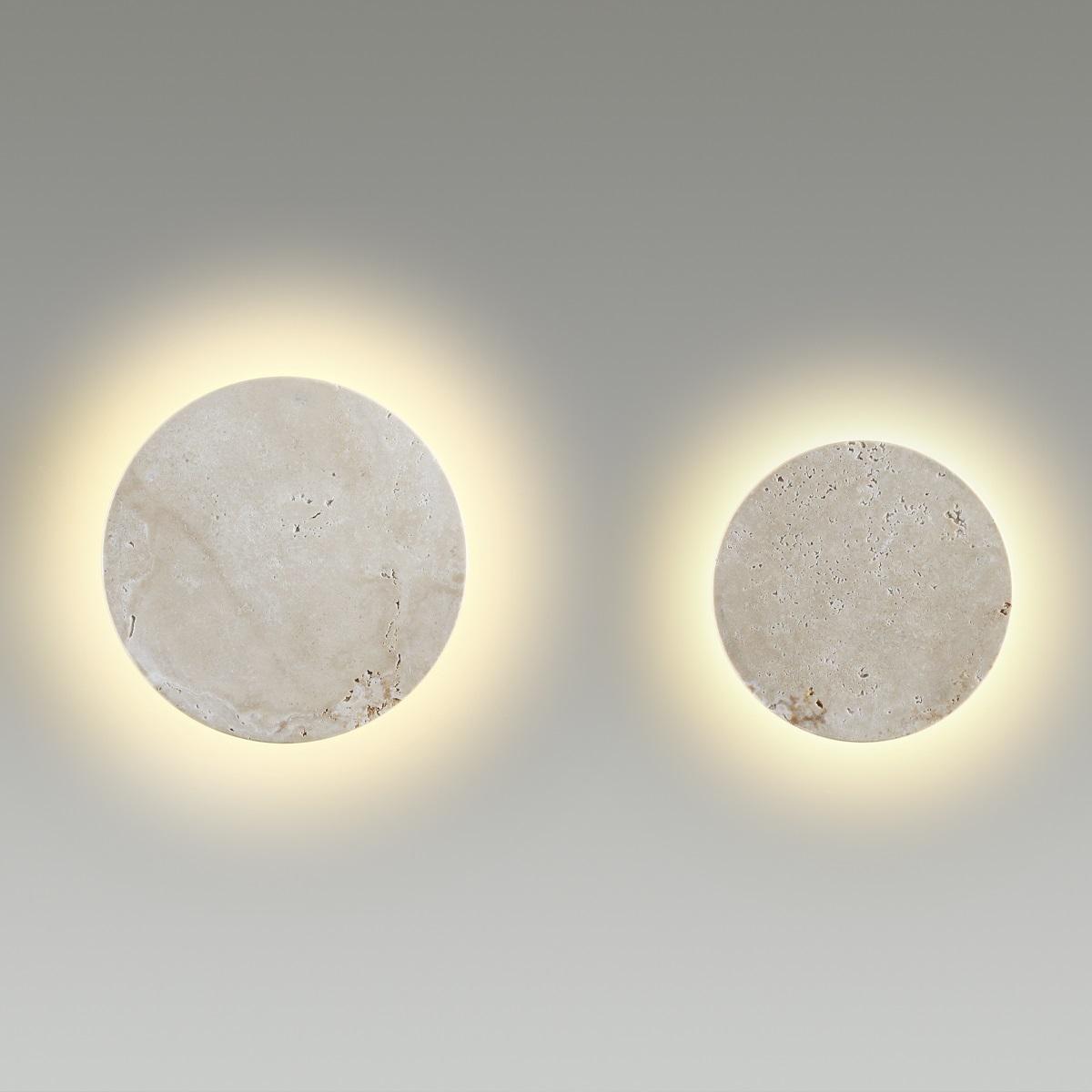 настенный светодиодный светильник odeon light hightech travertino 6625/5wl