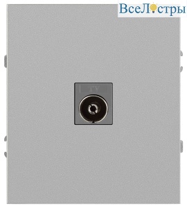 Розетка Эра Arktik 16-3101-03 TV одиночная алюминий Б0070466