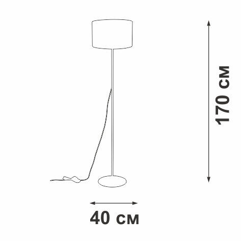 торшер vitaluce v2729-0/1p